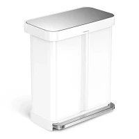 Simplehuman Dual Compartment Rectangular Step Can