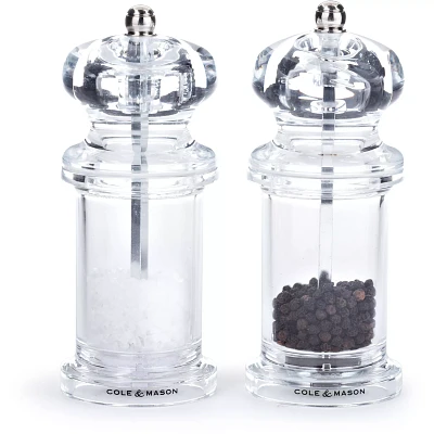 Cole & Mason 505 Acrylic Salt and Pepper Mill Set