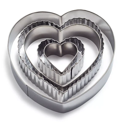 Sur La Table Heart Cookie Cutters, Set of 5