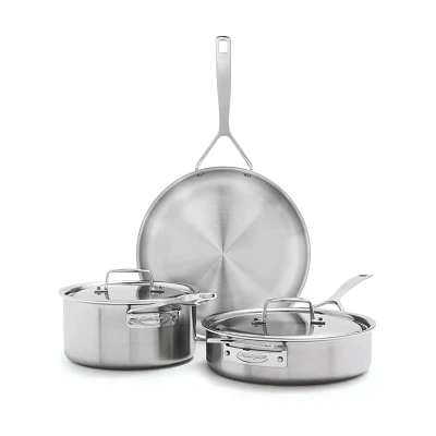 Demeyere Essential5 5-Piece Stainless Steel Cookware Set