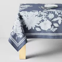 Sur La Table Jacquard Floral Tablecloth