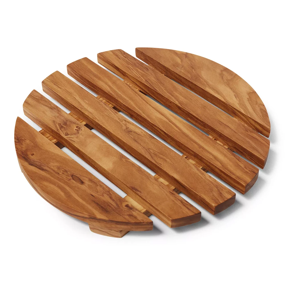 Sur La Table Olivewood Round Trivet