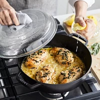 Staub Universal Deluxe Pan with Glass Lid, 4 qt.