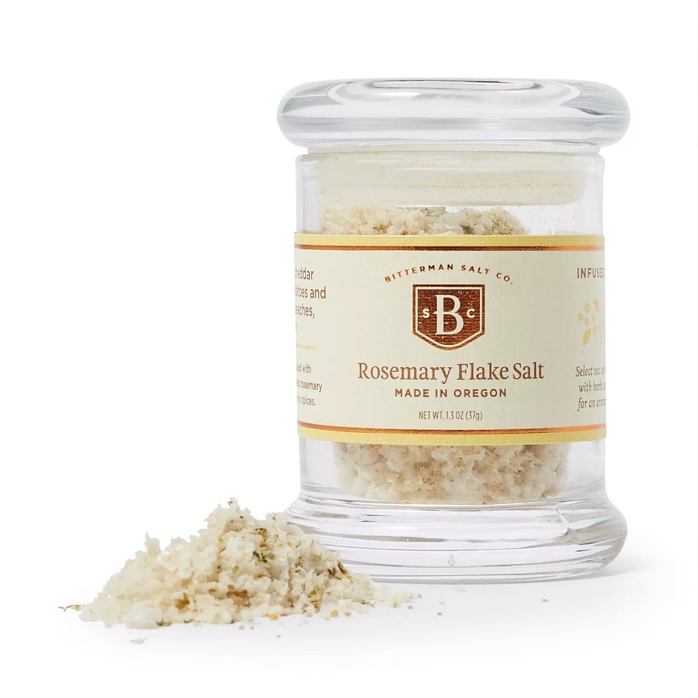 Bitterman Salt Co. Rosemary Flake Salt, 3 oz.