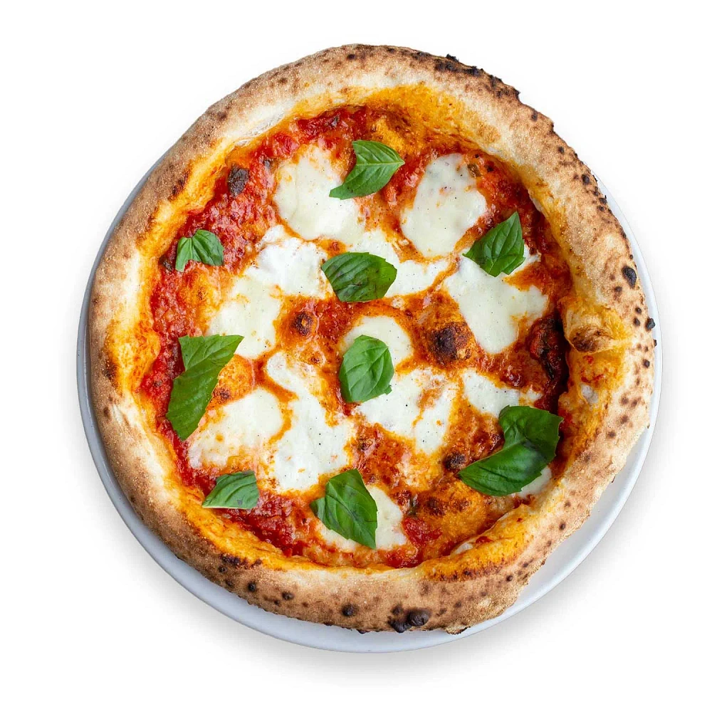 Katie's Pizza & Pasta Wood-Fired Burrata Margherita Pizzas, Set of 2