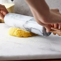 Sur La Table Marble Rolling Pin with Handles