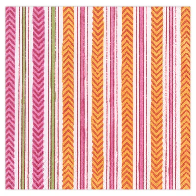 Carmen Stripe Cocktail Napkins, Set of 20