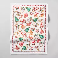 Sur La Table Christmas Cookies Kitchen Towel