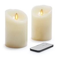 Sur La Table Flameless Pillar Candles