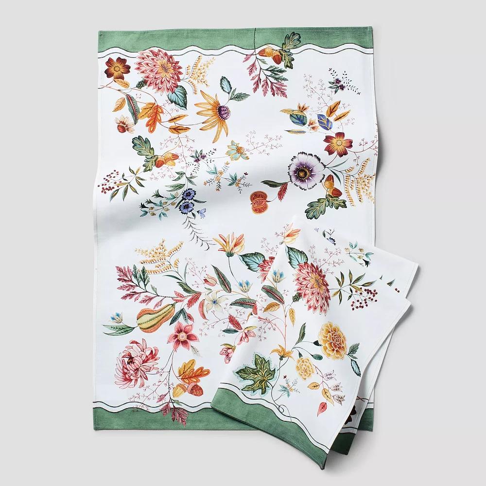 Sur La Table Autumn Botanical Towels, Set of 2