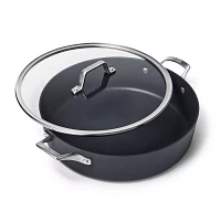 Calphalon Premier Hard Anodized Nonstick Sauteuse with Lid, 7 Qt.