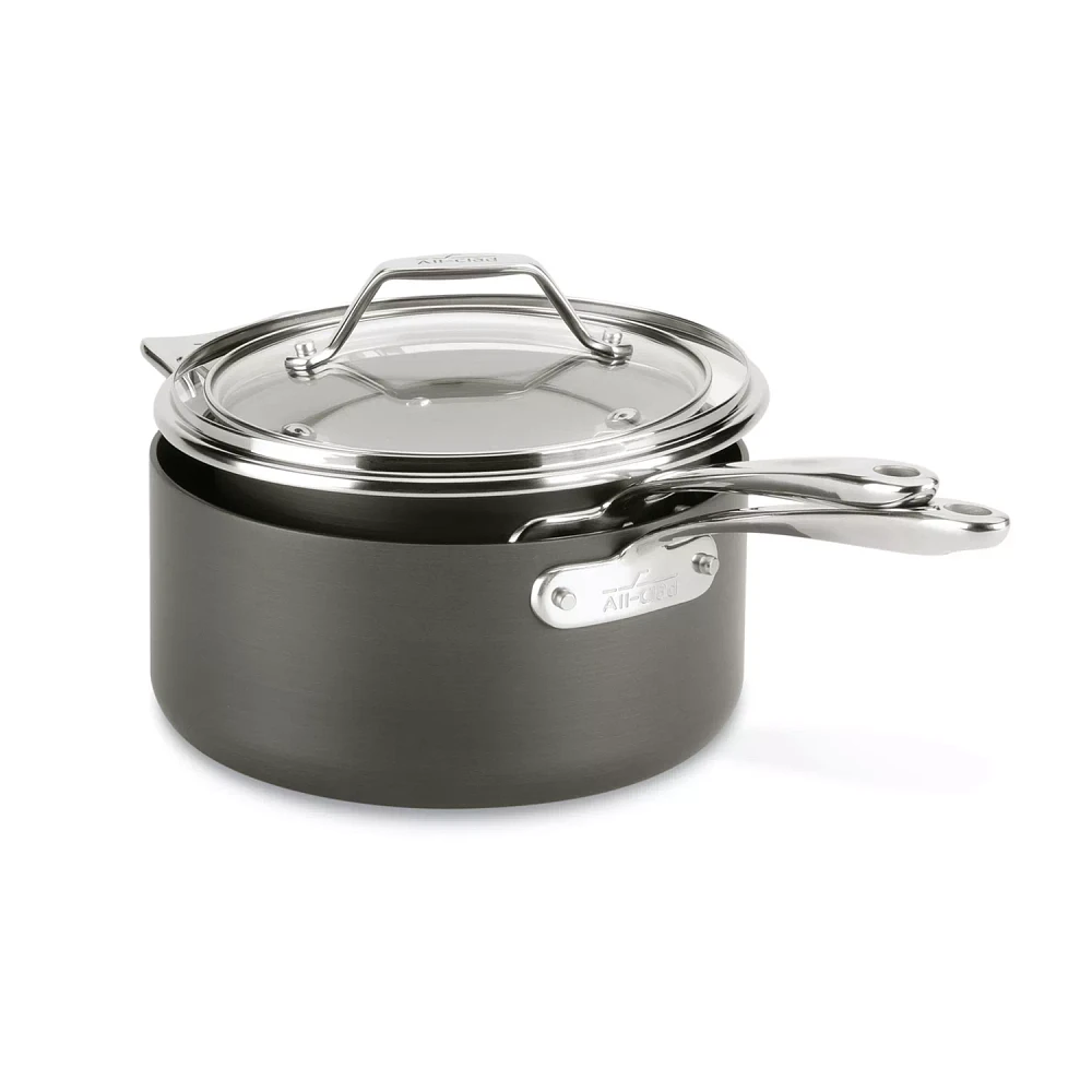 All-Clad Essentials Nonstick 4-Piece Saucepan Set