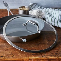 GreenPan Diamond + Evershine Skillet with Lid, 12"