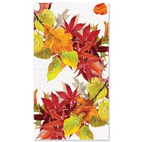 Golden Autumn Guest Napkins, Set of 15