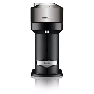 Nespresso Vertuo Next Deluxe Coffee and Espresso Maker by Breville, Dark Chrome