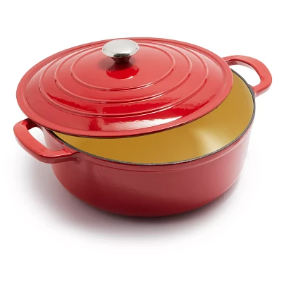 Sur La Table Enameled Cast Iron Round Wide Dutch Oven