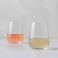 Sur La Table Bistro Stemless Wine Glasses, Set of 4