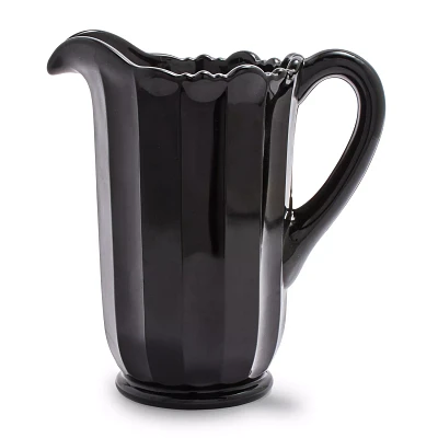 Mosser Black Glass Pitcher, 40 oz.