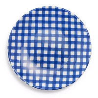 Sur La Table Gingham Appetizer Plates, Set of 4