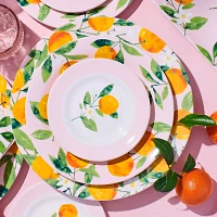 Sur La Table Citrus 12-Piece Dinnerware Set