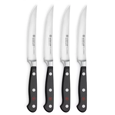 Wüsthof Classic 4-Piece Steak Knife Set