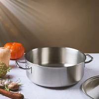 Cristel Stainless Steel Rondeau with Lid