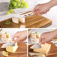 Cangshan 3-Piece Olivewood Cheese Knife Set