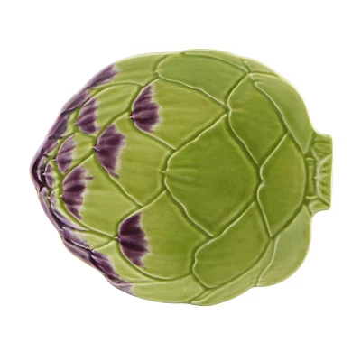 Bordallo Pinheiro Artichoke Bread Plates, Set of 4