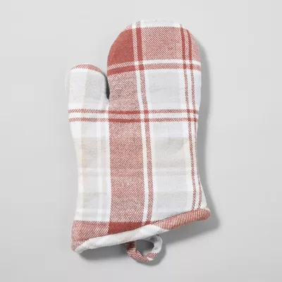 Sur La Table Plaid Oven Mitt