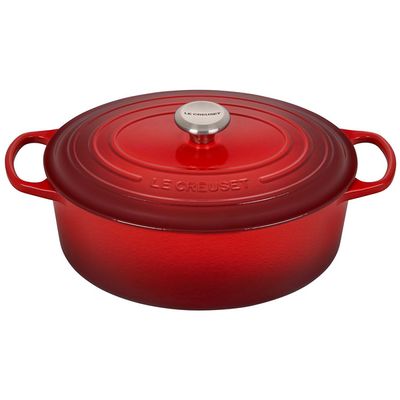 Productiviteit opslag Knorretje Le Creuset Signature Cherry Oval Dutch Oven | Pike and Rose