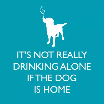 If Dog Is Home Paper Cocktail Napkins
