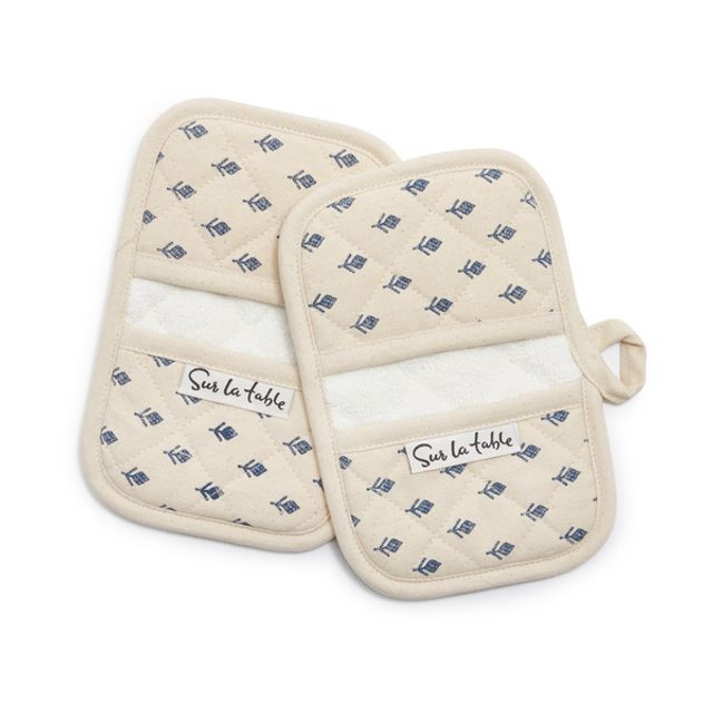 Sur La Table Silicone Striped Mini Pinch Mitt