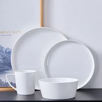 Stone Lain Madeline Bone China 16-Piece Round Dinnerware Set