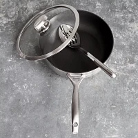 Scanpan CS+ Deep Sauté Pan with Lid, 4 qt.