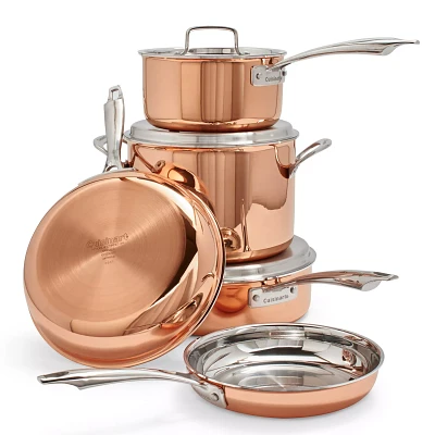 Cuisinart Copper Tri-Ply Stainless 8-Piece Cookware Set