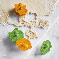 Sur La Table Leaf Pie Crust Cutters, Set of 4