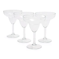 Sur La Table Outdoor Margarita Glasses, Set of 4