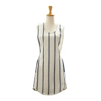 Sur La Table Blue & White Stripe Apron