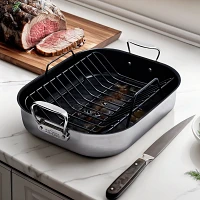 All-Clad Nonstick Roasting Pan with Nonstick Rack, 13" x 16"