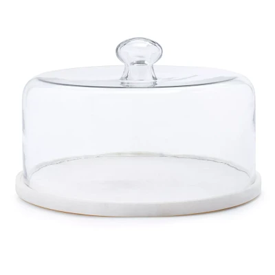 Sur La Table Marble and Glass Cloche