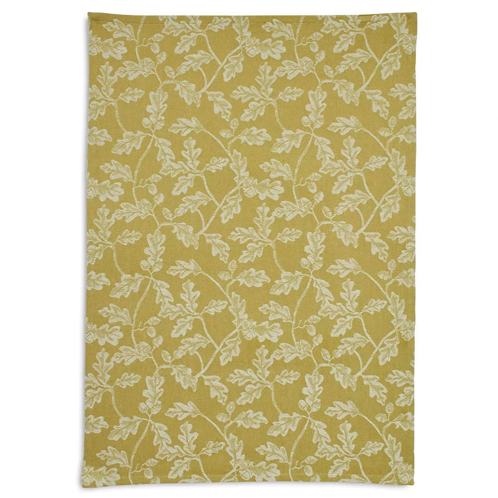 Sur La Table Jacquard Acorn Leaves Kitchen Towel, 28" x 20"