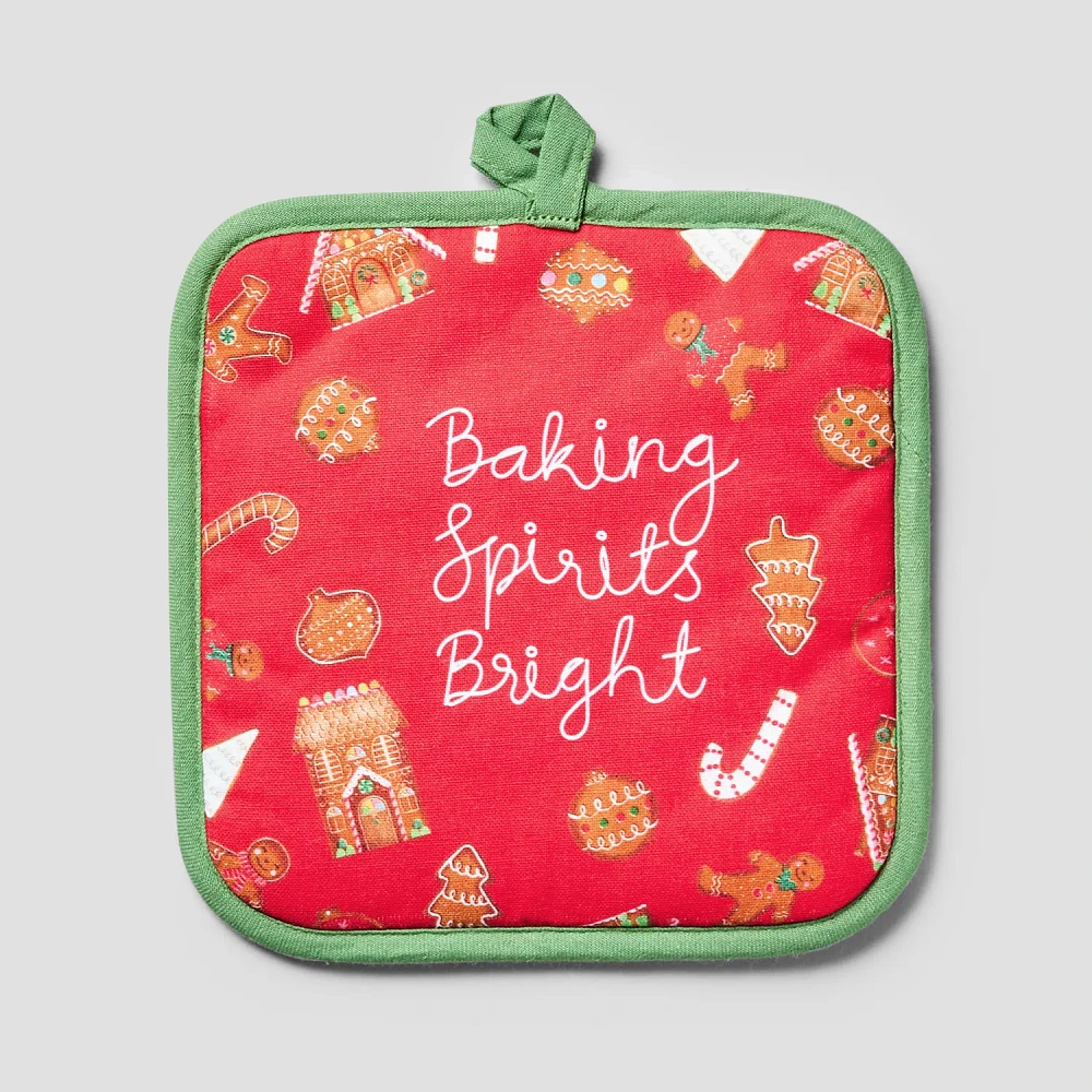 Sur La Table Baking Spirits Bright Potholder