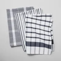 Sur La Table Assorted Twill Kitchen Towels