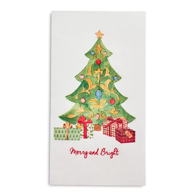 Sur La Table Christmas Tree Paper Guest Napkins, Set of 20