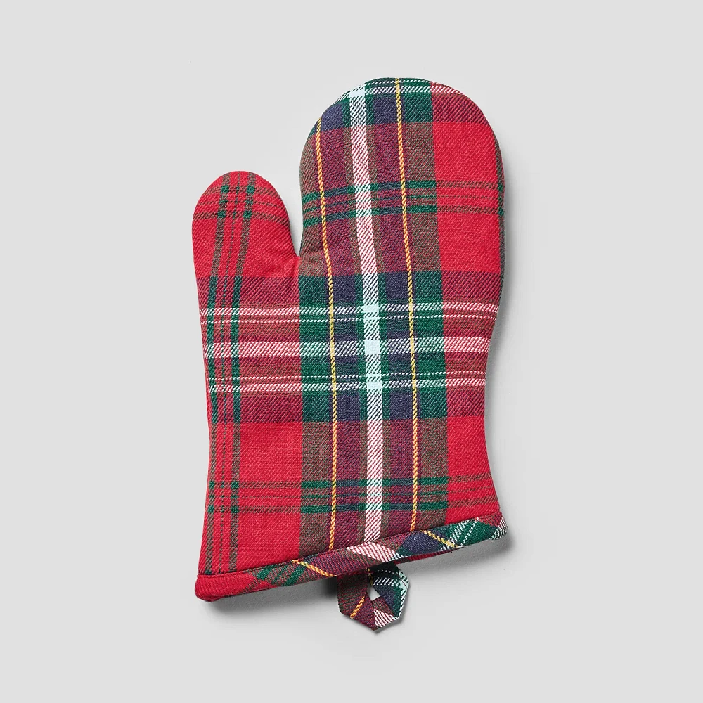 Sur La Table Plaid Oven Mitt