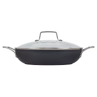 Le Creuset Essential Ceramic Nonstick Shallow Braiser with Lid