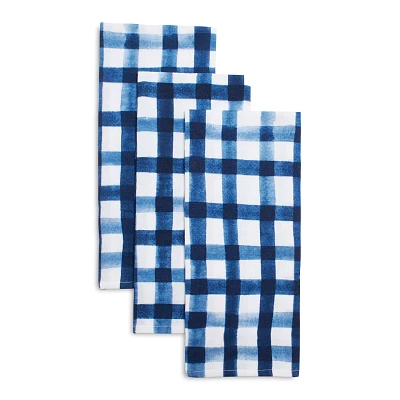 Sur La Table Gingham Flour Sack Kitchen Towels, Set of 3