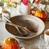 Sur La Table Mango Wood Serve Bowl