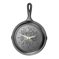 Lodge Dolly Parton 9 to 5 Cast Iron Skillet Clock, 9"