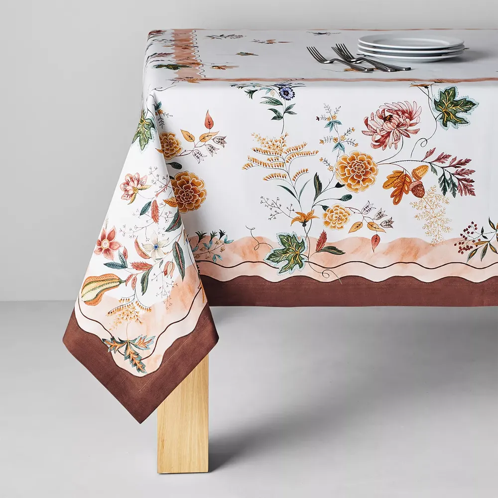 Sur La Table Fall Botanical Tablecloth